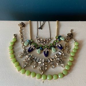 4 JCrew Statement Necklaces
